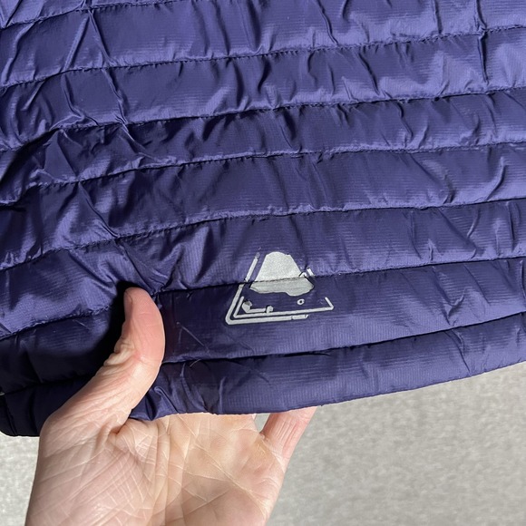 L.L.Bean Jacket Girls XL 18 Purple DownTek Double Up Puffer Lightweight Warm - Picture 7 of 9